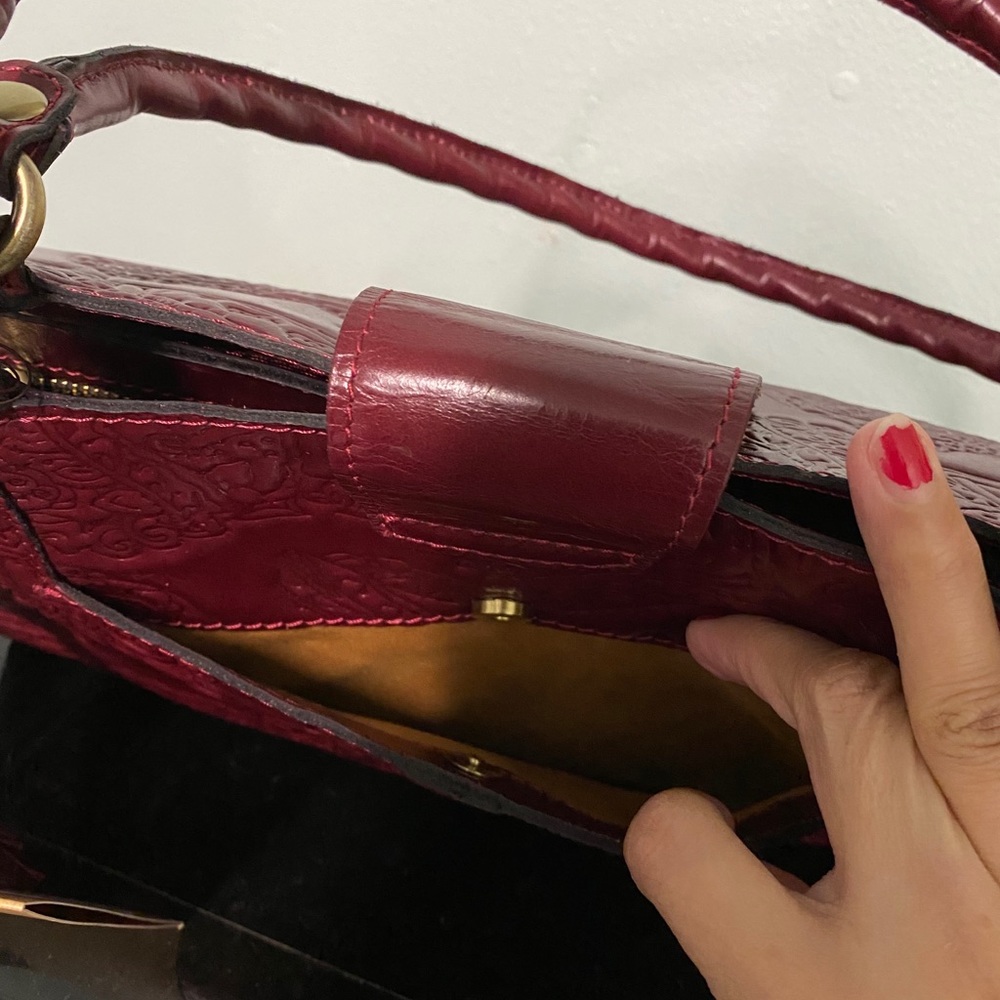 New Patricia Nash Rienzo Satchel Embossed Paisley